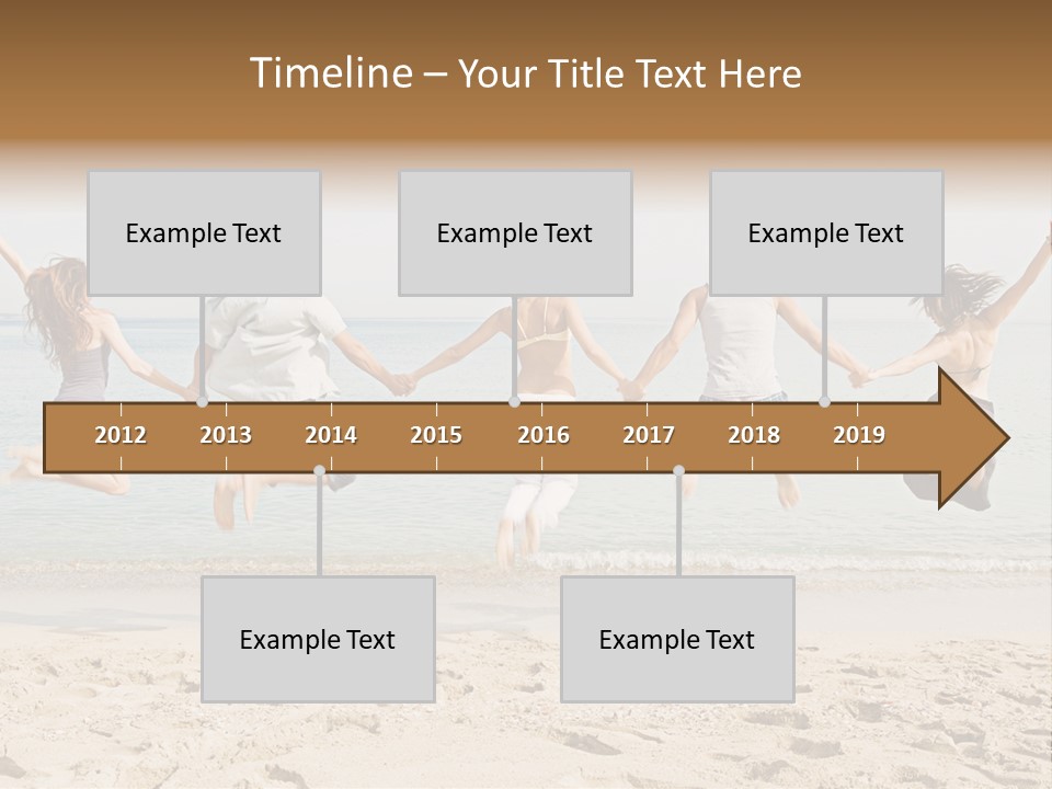 Exterior Teenagers Space PowerPoint Template