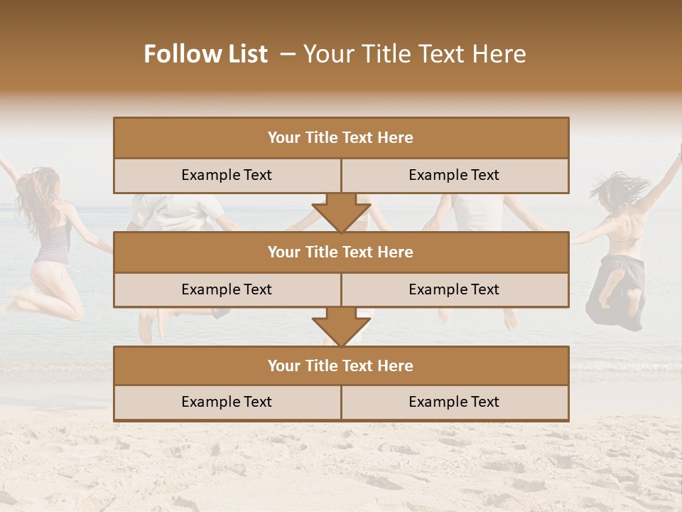 Exterior Teenagers Space PowerPoint Template