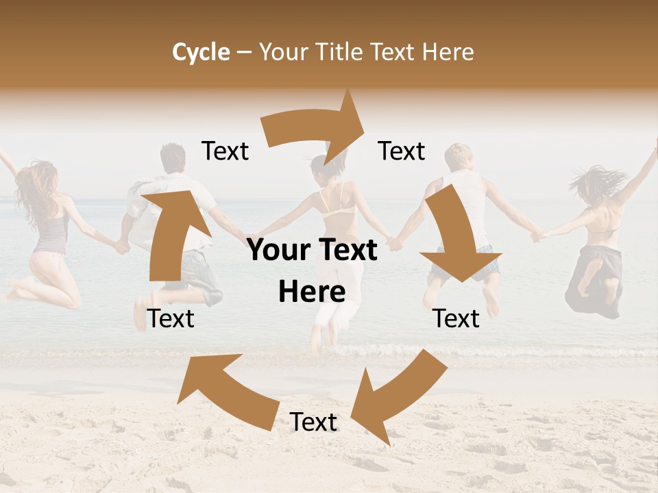 Exterior Teenagers Space PowerPoint Template