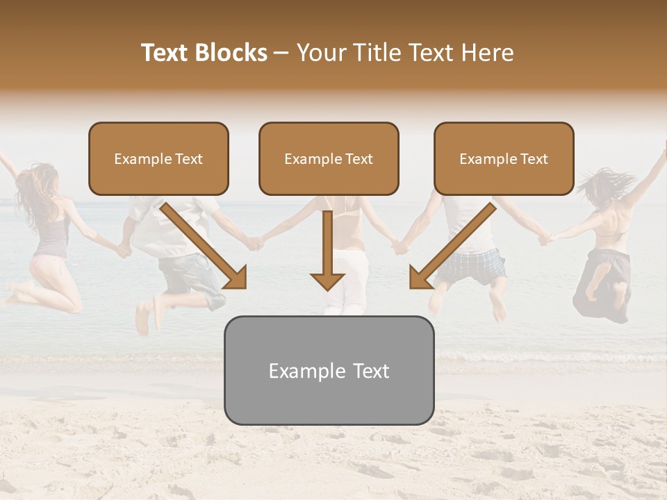 Exterior Teenagers Space PowerPoint Template