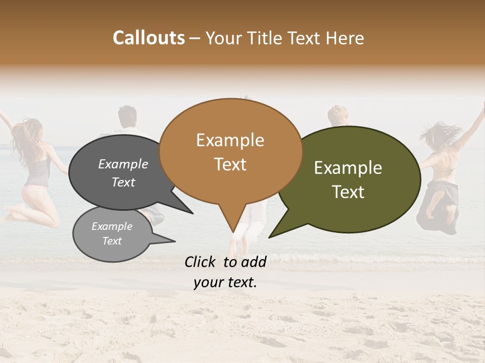 Exterior Teenagers Space PowerPoint Template