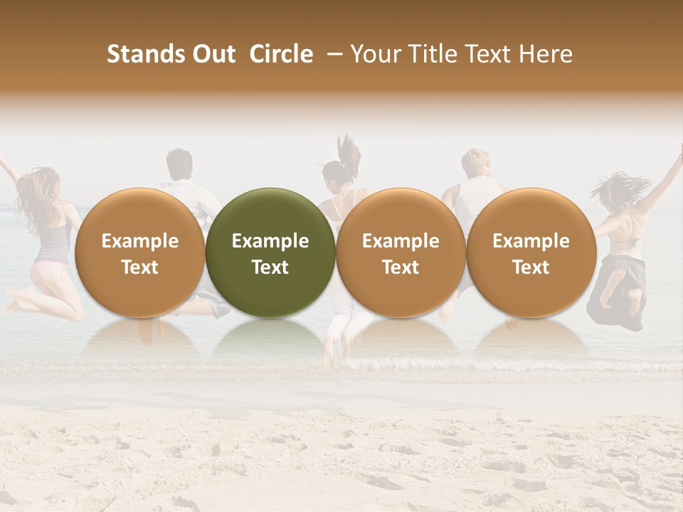 Exterior Teenagers Space PowerPoint Template