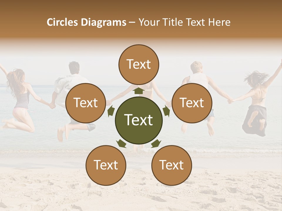 Exterior Teenagers Space PowerPoint Template