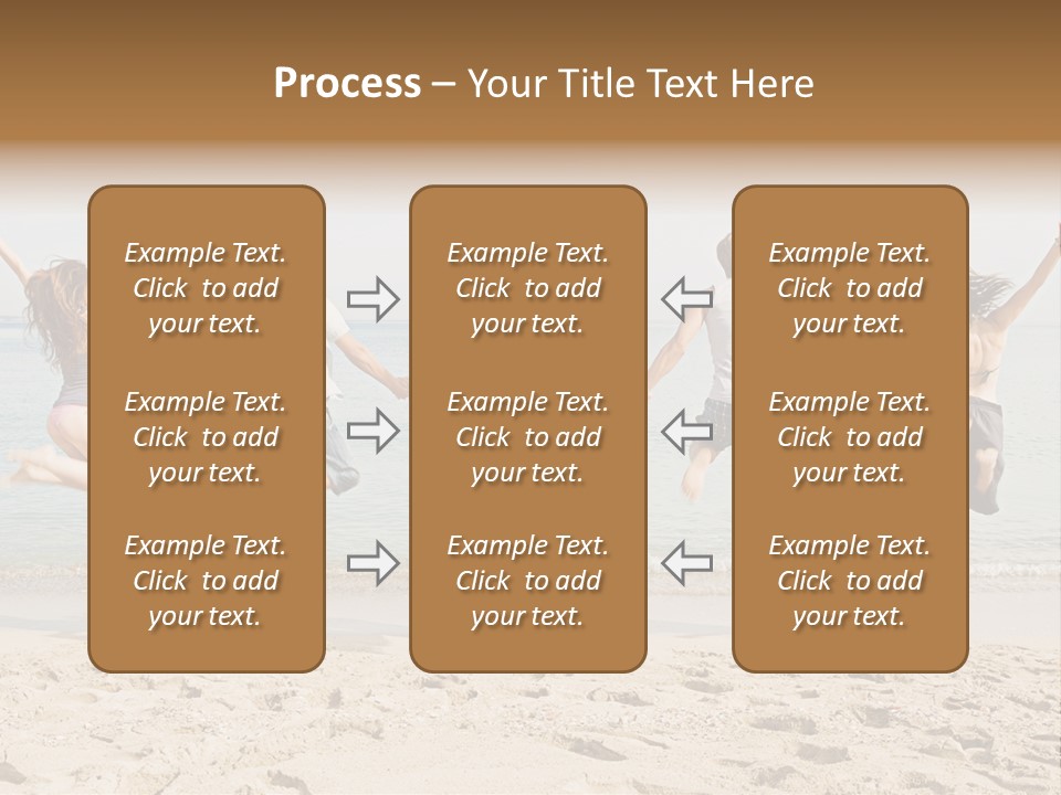 Exterior Teenagers Space PowerPoint Template