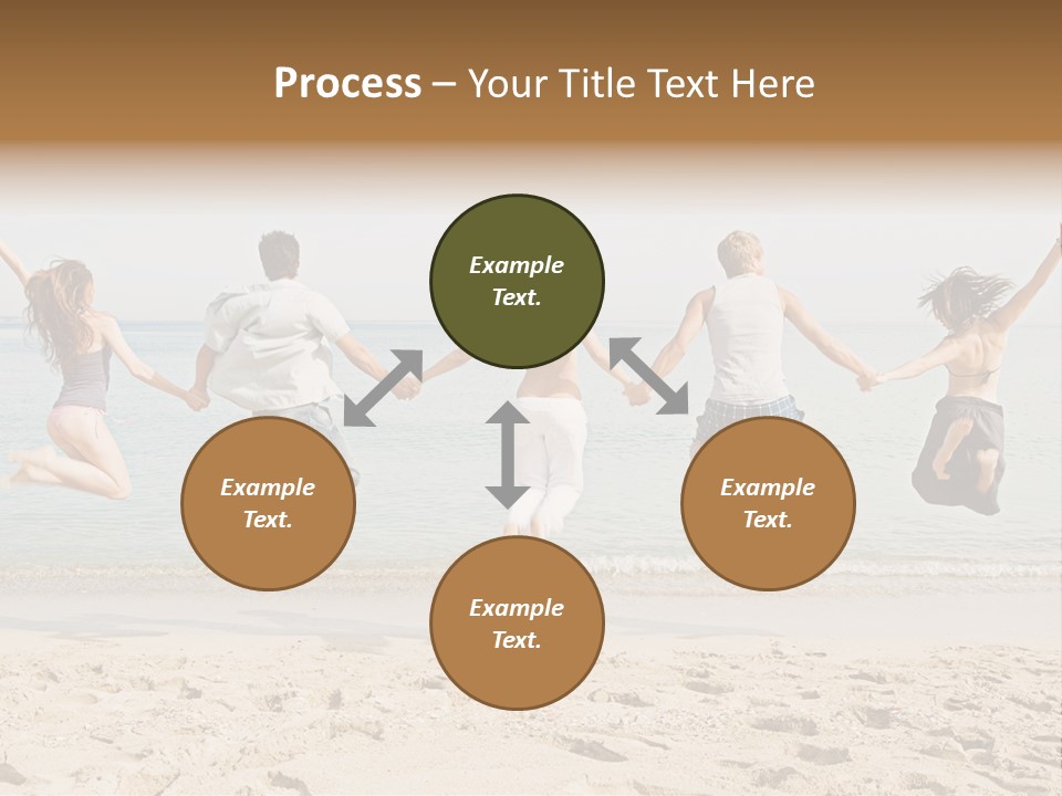 Exterior Teenagers Space PowerPoint Template