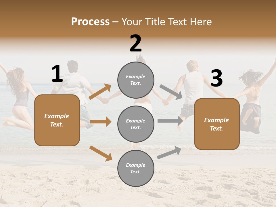 Exterior Teenagers Space PowerPoint Template