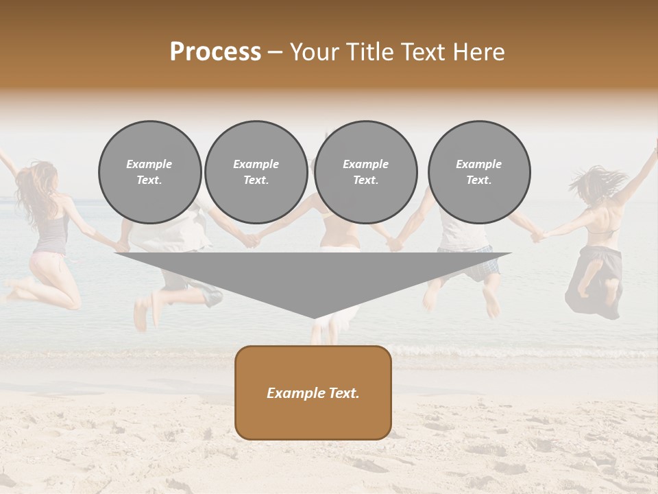 Exterior Teenagers Space PowerPoint Template