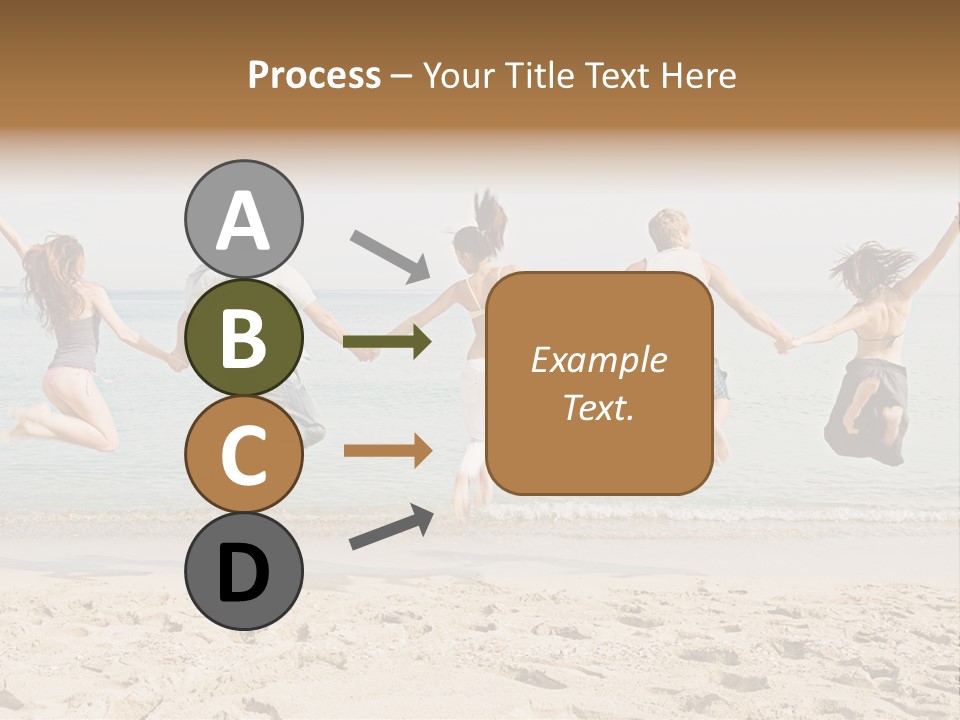 Exterior Teenagers Space PowerPoint Template