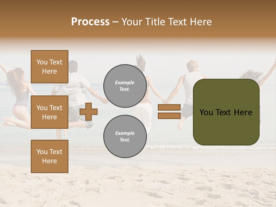 Exterior Teenagers Space PowerPoint Template