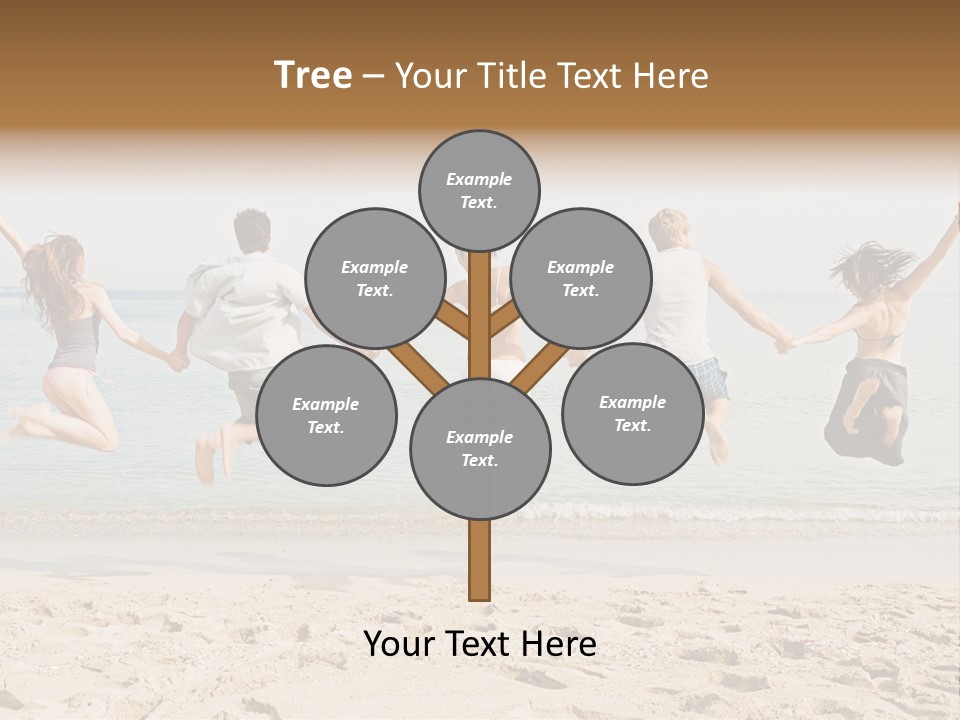 Exterior Teenagers Space PowerPoint Template