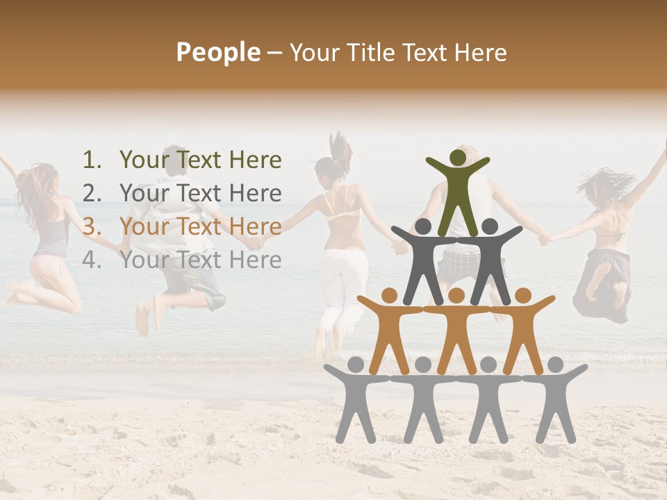 Exterior Teenagers Space PowerPoint Template