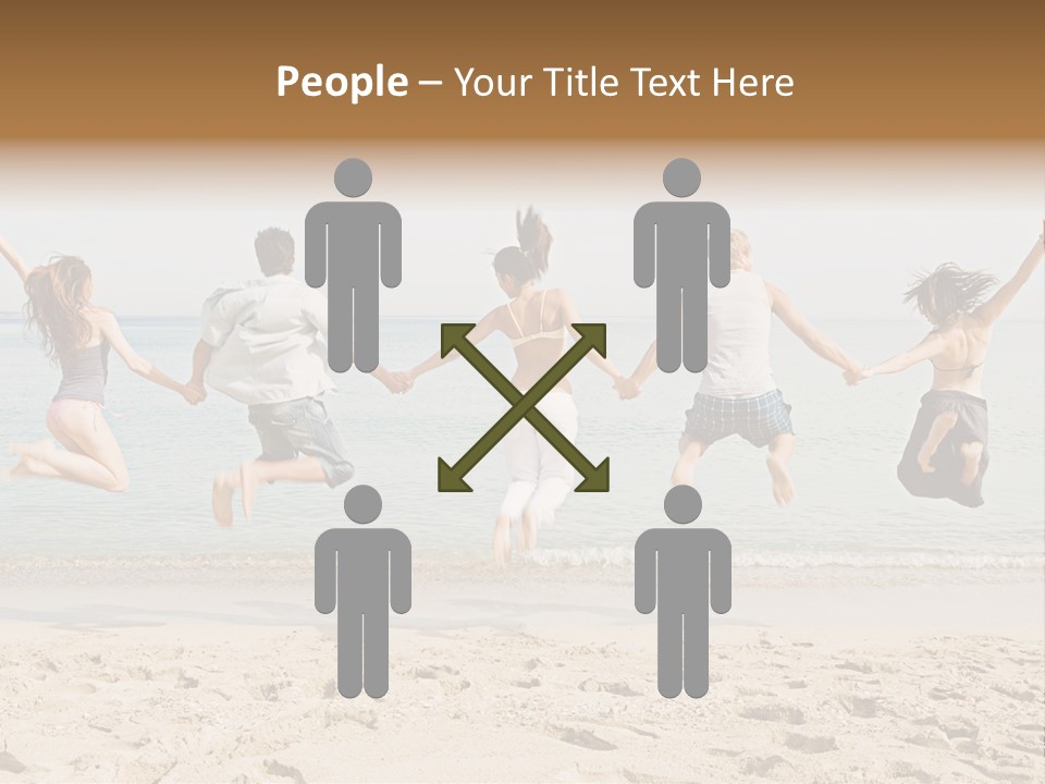 Exterior Teenagers Space PowerPoint Template