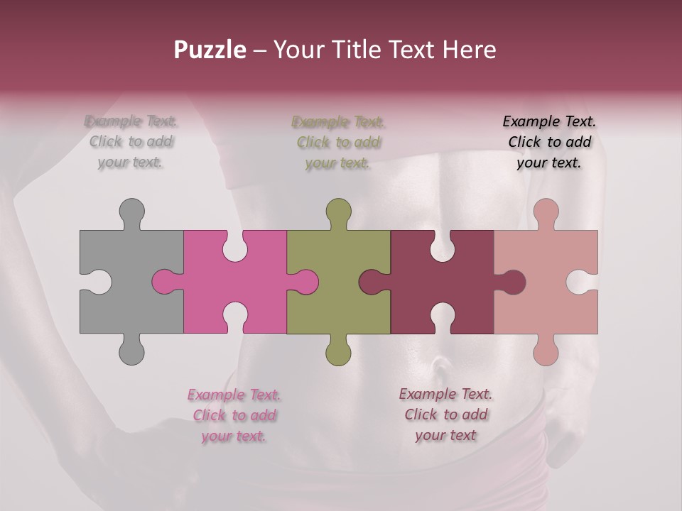 Waist Attractive Building PowerPoint Template