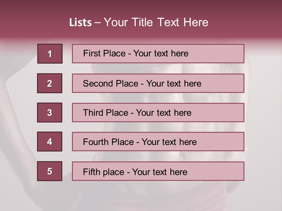 Waist Attractive Building PowerPoint Template