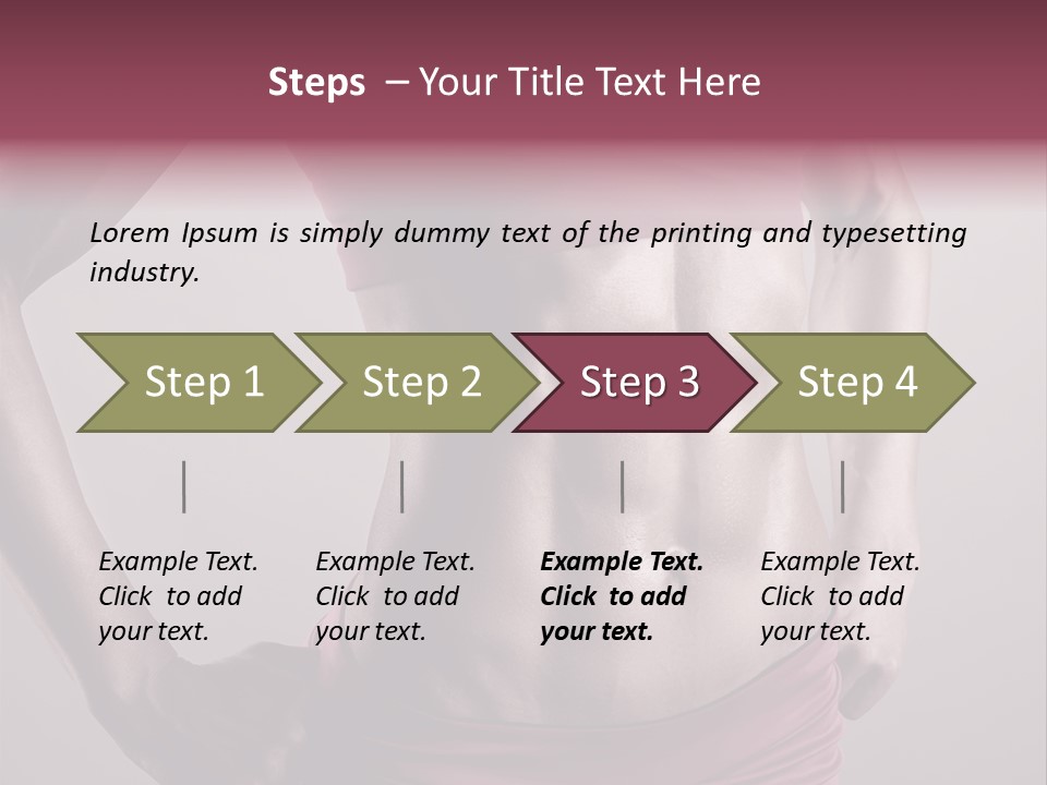 Waist Attractive Building PowerPoint Template
