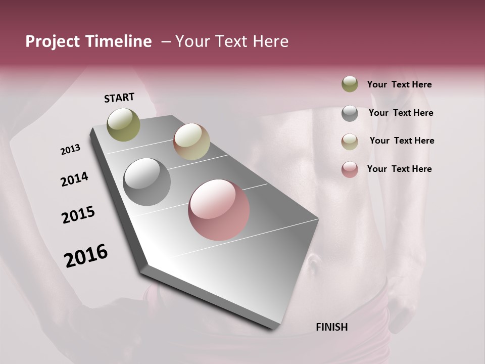 Waist Attractive Building PowerPoint Template