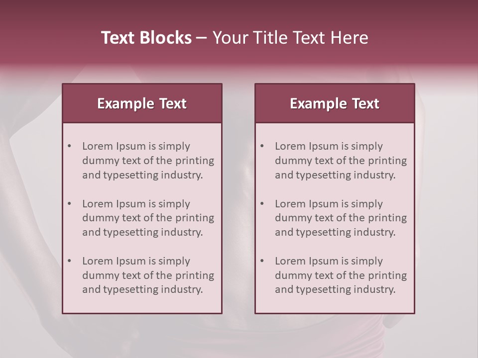 Waist Attractive Building PowerPoint Template