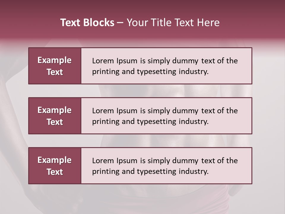 Waist Attractive Building PowerPoint Template