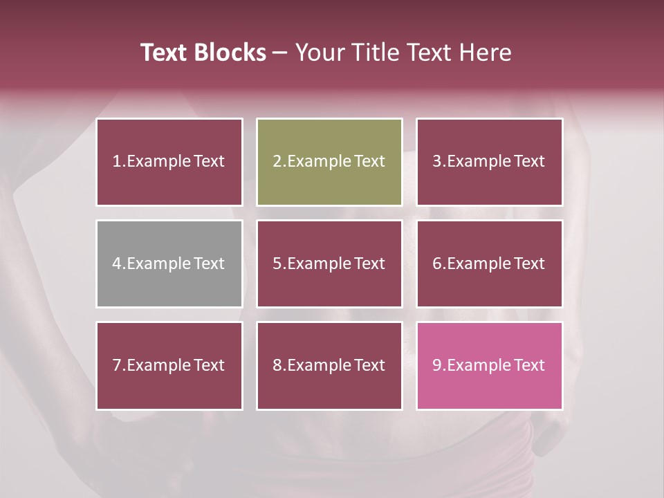 Waist Attractive Building PowerPoint Template