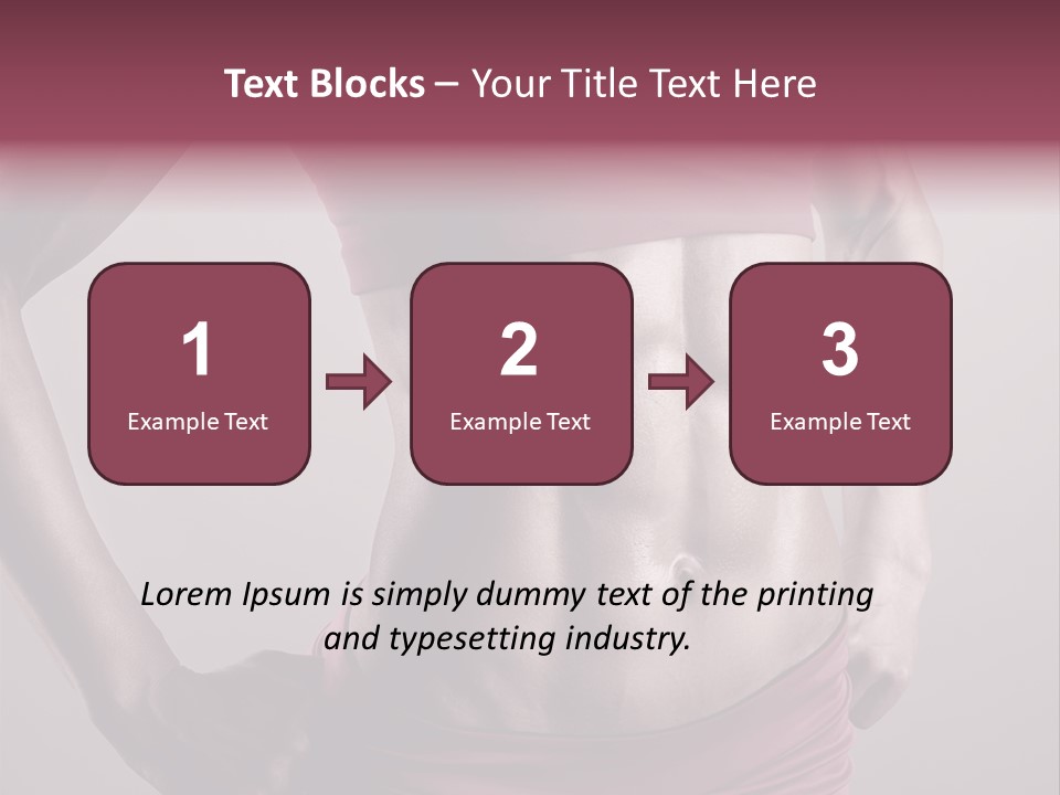 Waist Attractive Building PowerPoint Template