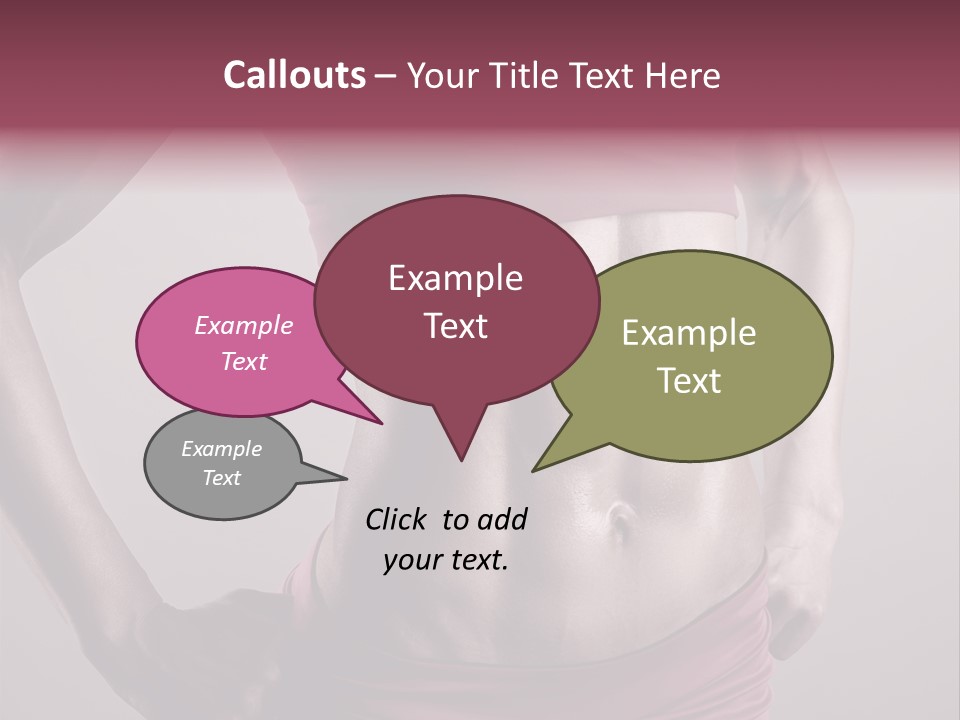 Waist Attractive Building PowerPoint Template