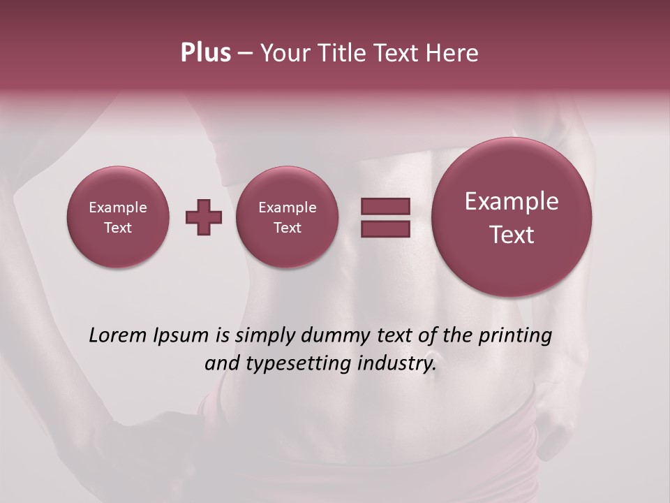 Waist Attractive Building PowerPoint Template