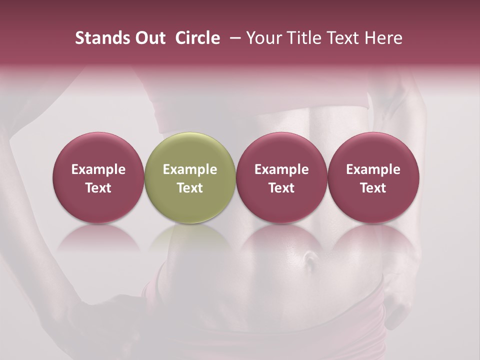 Waist Attractive Building PowerPoint Template