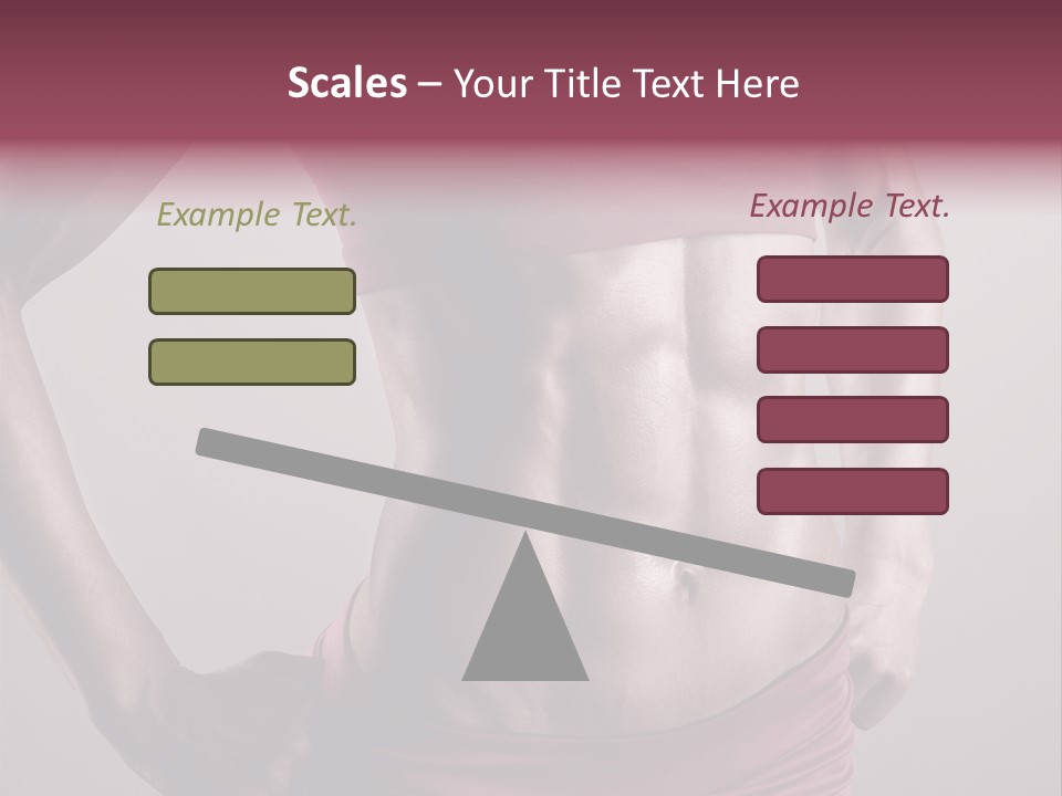 Waist Attractive Building PowerPoint Template