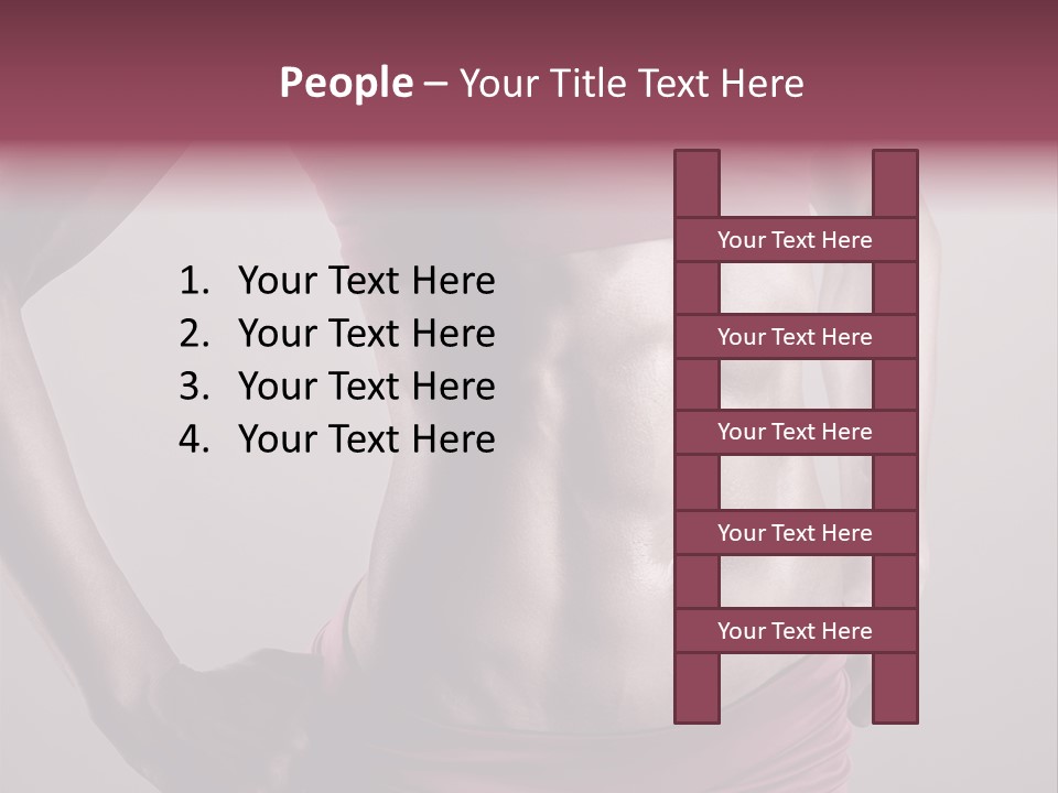 Waist Attractive Building PowerPoint Template