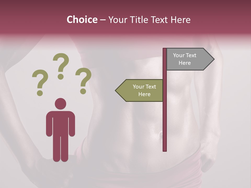 Waist Attractive Building PowerPoint Template