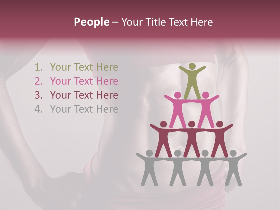 Waist Attractive Building PowerPoint Template