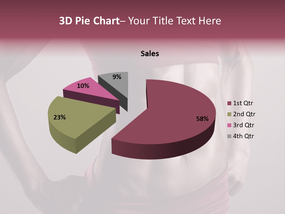 Waist Attractive Building PowerPoint Template