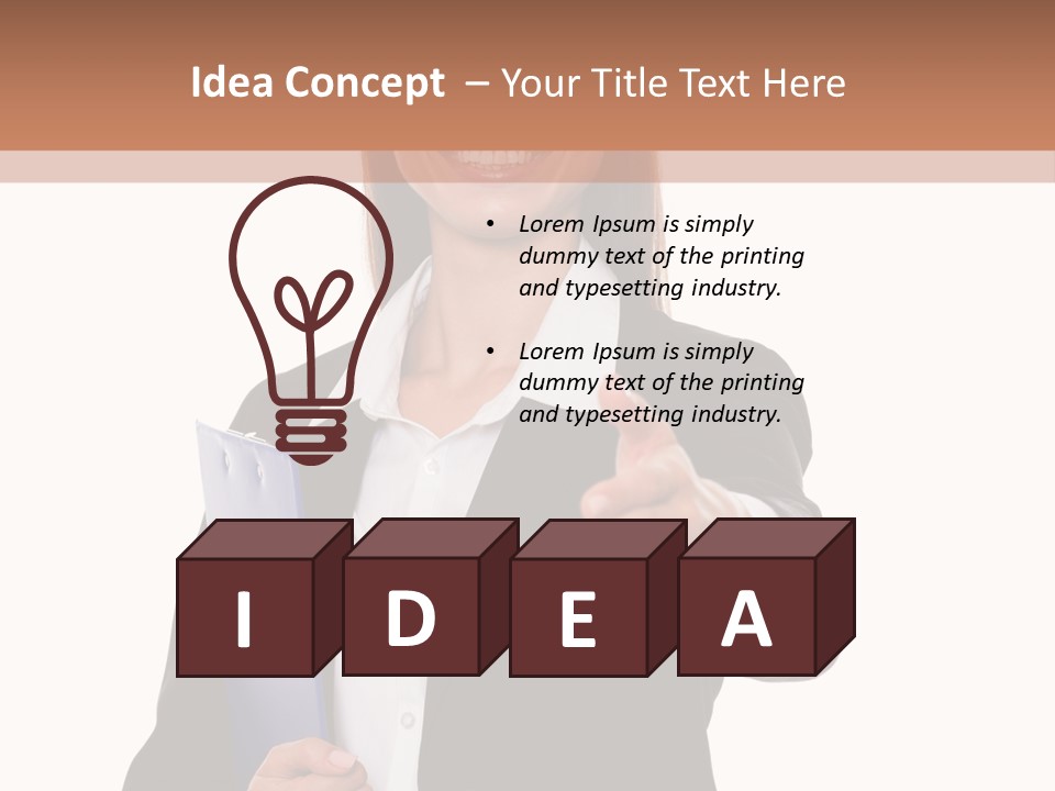 Student Young Concept PowerPoint Template