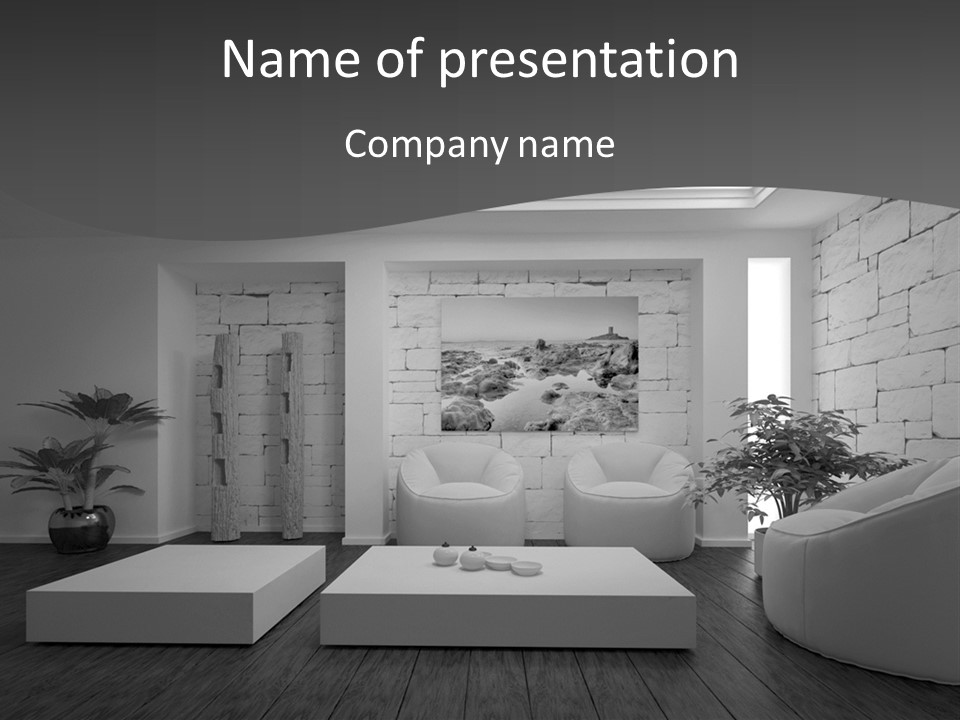 Contemporary Home Decor PowerPoint Template