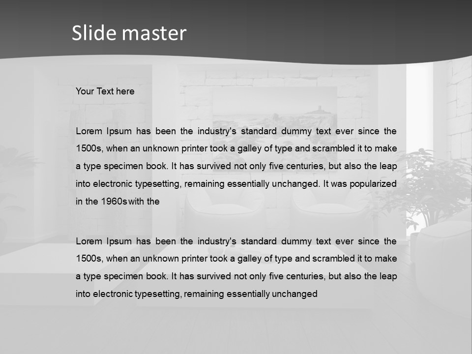 Contemporary Home Decor PowerPoint Template