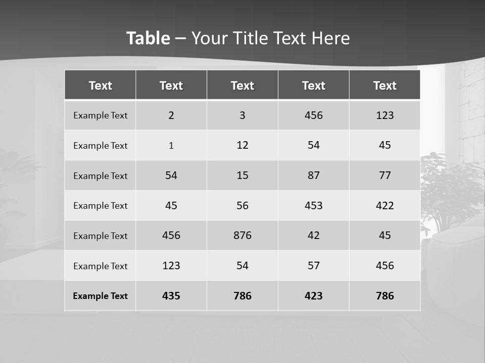 Contemporary Home Decor PowerPoint Template