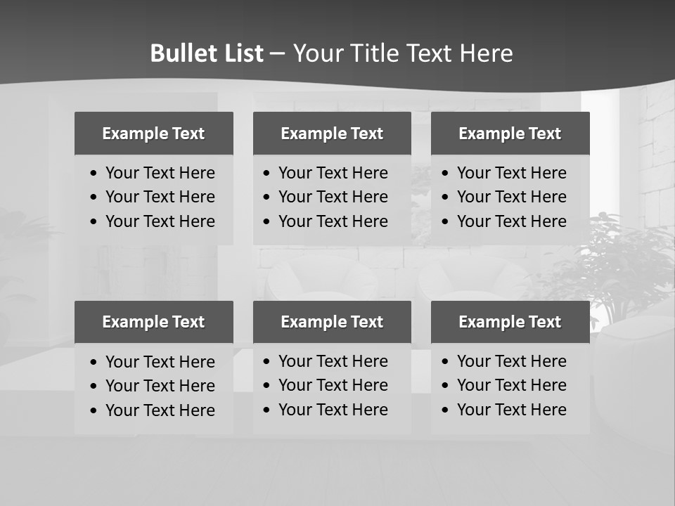 Contemporary Home Decor PowerPoint Template