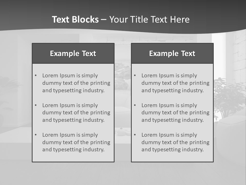 Contemporary Home Decor PowerPoint Template