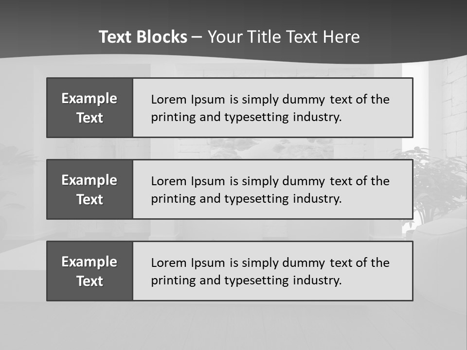 Contemporary Home Decor PowerPoint Template