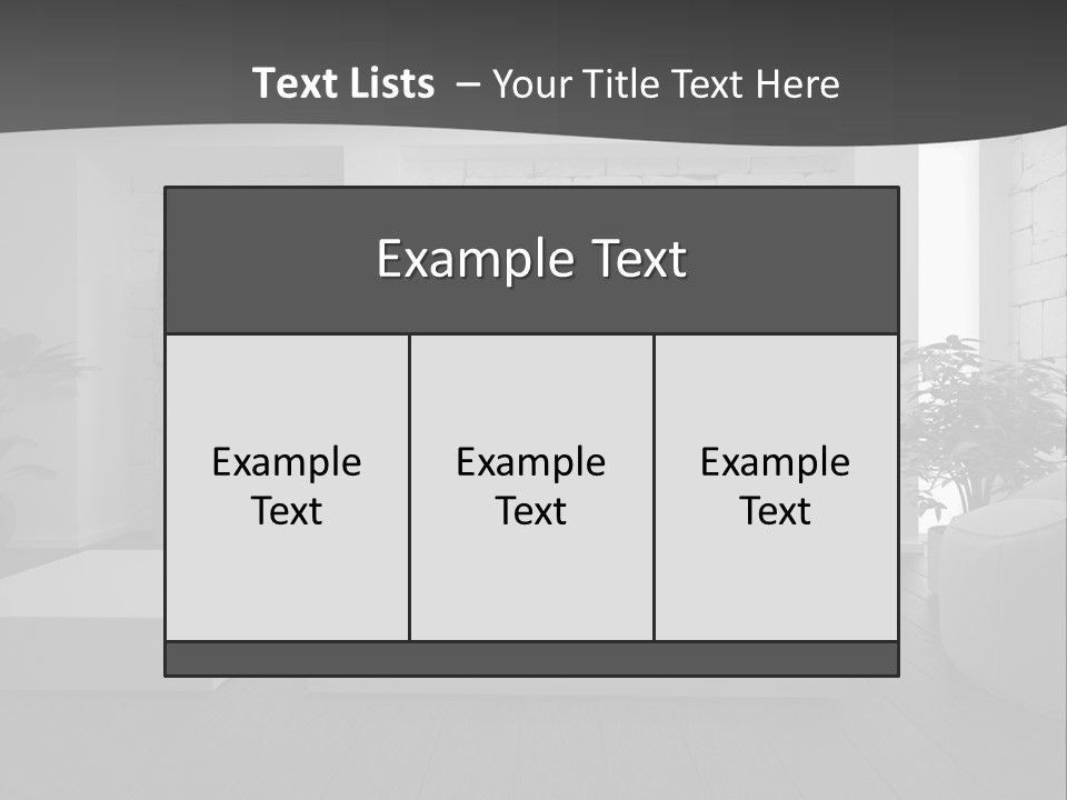 Contemporary Home Decor PowerPoint Template
