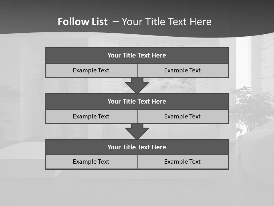 Contemporary Home Decor PowerPoint Template
