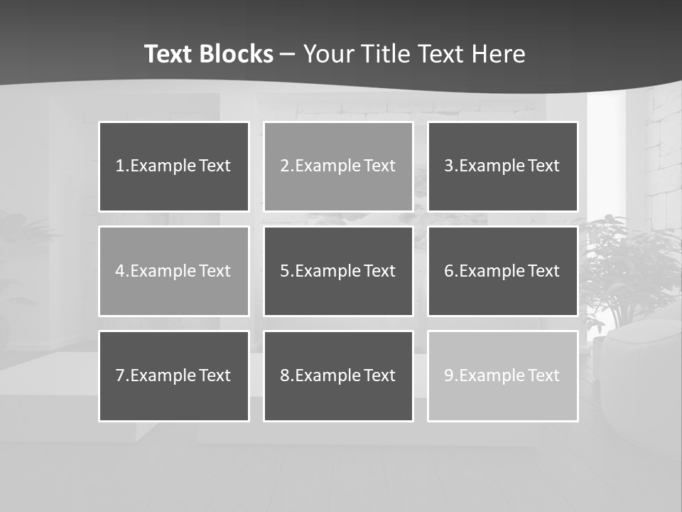 Contemporary Home Decor PowerPoint Template