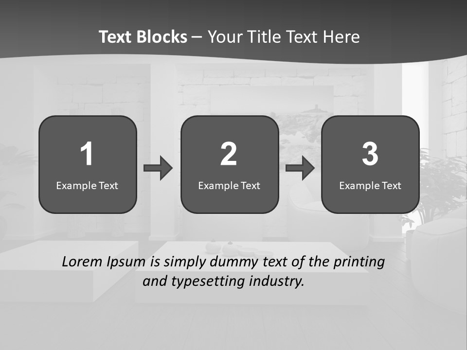 Contemporary Home Decor PowerPoint Template