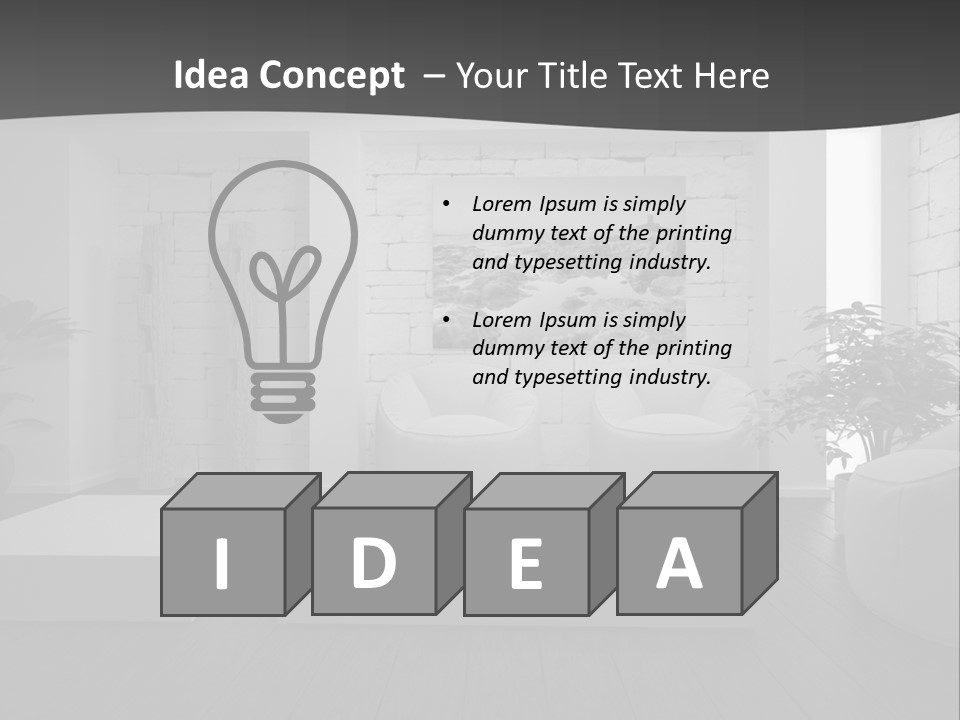 Contemporary Home Decor PowerPoint Template