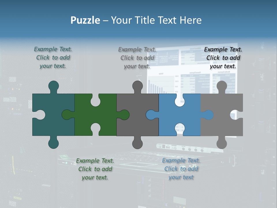 Background Graph Tower PowerPoint Template