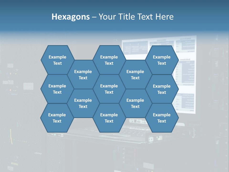 Background Graph Tower PowerPoint Template