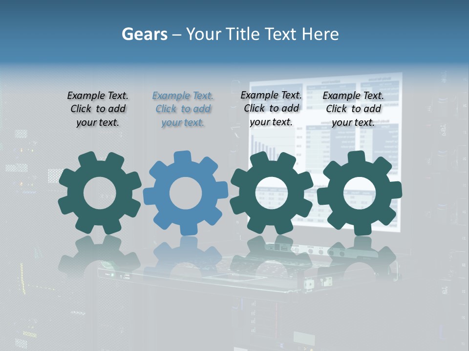 Background Graph Tower PowerPoint Template