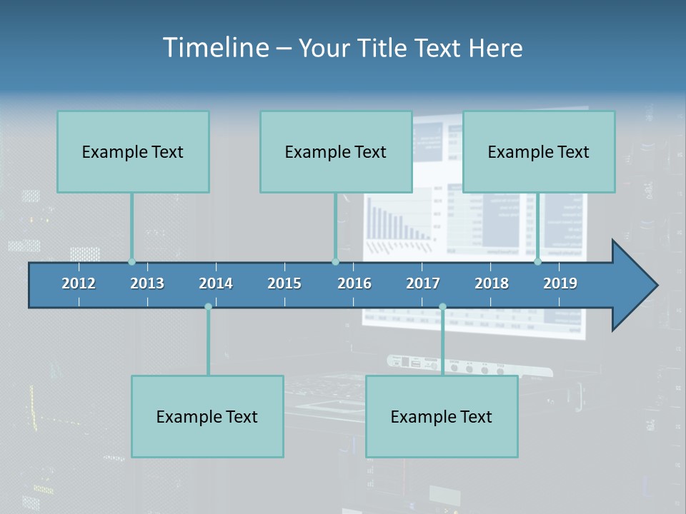 Background Graph Tower PowerPoint Template