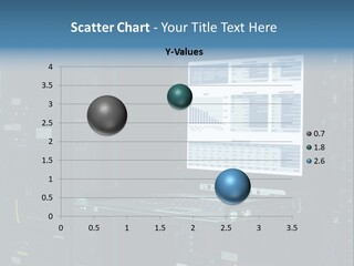 Background Graph Tower PowerPoint Template