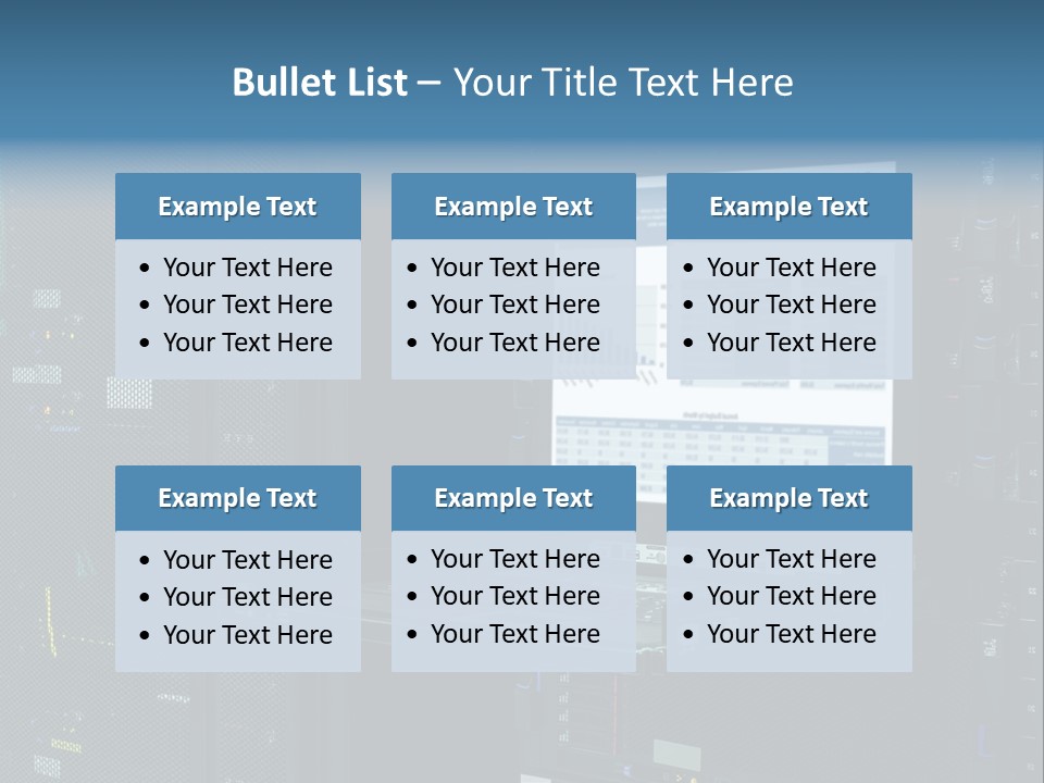 Background Graph Tower PowerPoint Template